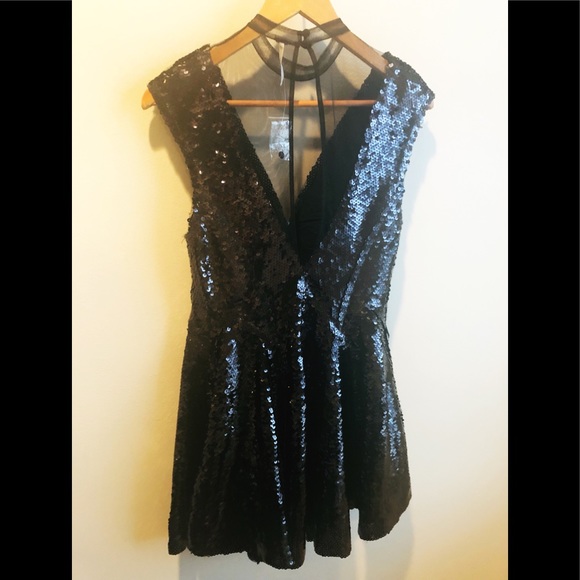 Free People Dance Til Dawn Sequin Mini Dress - Picture 6 of 8